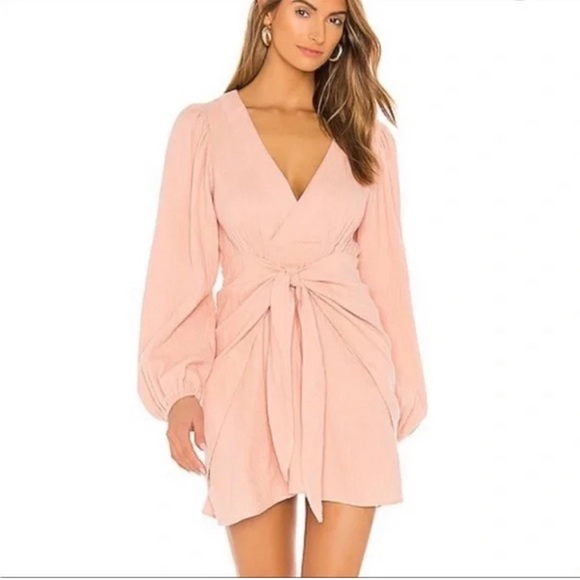 Flynn Skye JILLIAN MINI Dress (BLUSH
GAUZE), XS NWT - Picture 2 of 3